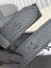 MARELLE 25 BLACK EPI GRAINED COWHIDE LEATHER