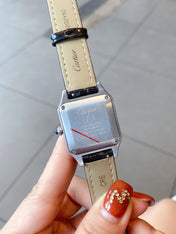 SANTOS DE CARTIE QUARTZ 28MM STEEL CASE