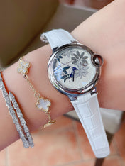 BALLON BLEU 33MM CUSTOM DIAL LEATHER STRAP