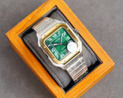 SANTOS 40MM TWO-TONE GREEN DIAL LIMITED EDITION