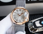 BALLON BLANC 33MM AUTOMATIC ROSE GOLD ARABIC NUMERALS