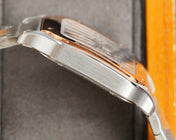 SANTOS DE CARTIE STAINLES STEEL SKELETON DIAL ROSE GOLD BEZEL