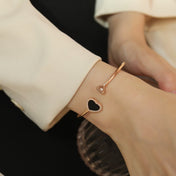 HAPPY HEART BRACELET PINK GOLD DIAMOND