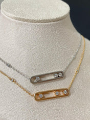 MOVE 3 DIAMOND NECKLACE