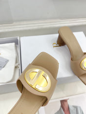 CD FOREVER HEELED 5CM BEIGE