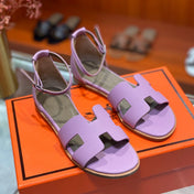 SANTORINI SANDAL LAVENDER CALFSKIN