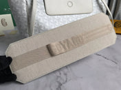 GOYA 26S ROUETTE PM TOTE BAG 30MM IN IVORY WHITE CANVAS AND CALFSKIN