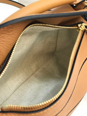 LOE MINI 18 PUZZLE BAG IN WARM DESERT CALFSKIN
