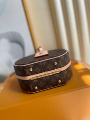 LV 25S PETITE BOITE CHAPEAU 17 IN BROWN MONOGRAM COATED CALFSKIN