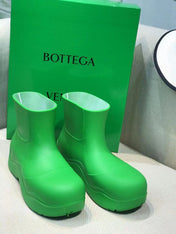 PUDDLE ANKLE BOOT IN EMERALD GREEN RUBBER