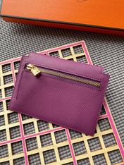 HM Kelly Pocket 13.5 Purple Epsom Ghw
