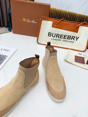 LP CHARMS ANKLE BOOTS BEIGE CASHMERE FABRIC