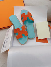 0ran Sandal Tifany/Orange Suede