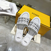 FF Women Raffia Sandal White