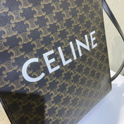 TRIOMPHE  32 BLACK IN PATTERN CALFSKIN