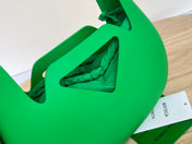 SHOULDER BAG 27 IN JADE GREEN RUBBER AND NYLON FABRIC