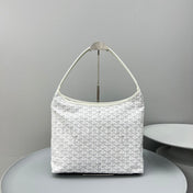 HOBO BOHÈME 34 IN WHITE GOYARDINE CANVAS AND CALFSKIN