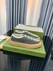GG UNIQUE SNEAKER THICK-SOLE LEAD CANVAS