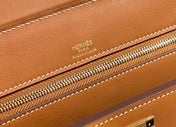MINI 24/24 21CM IN ORANGE MINIMUM EVERCOLOR CALFSKIN GOLD KELLY BUCKLE