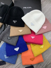 BEANIIE HAT IN WHITE WOOL 335040