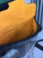 MONTMARTRE GM CASE 18 IN BLACK GOYARDINE CANVAS
