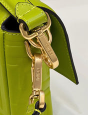 BAGUETTE WITH FF MOTIF 27 IN LIMERICK SOFT LAMBSKIN GOLD HARDWARE