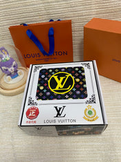 LV 25S BELT 38 MM IN BLACK CALFSKIN PRINT PATTERNS 593287