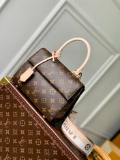 CLUNY MINI 20 IN BROWN MONOGRAM CANVAS