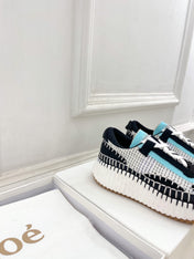 NAMA SNEAKER IN BLACK MIX COLORFUL SPECIAL FABRIC