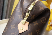 COSMETIC BAG 27 IN BROWN MONOGRAM COATED CANVAS