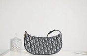 CD LOUNGE 26 BAG IN BLUE OBLIQUE JACQUARD