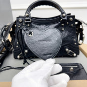 NEO CAGOLE 26 IN BLACK LAMBSKIN