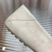 LP DOT SOLE WALK LOAFERS CREAMY WHITE SUEDE