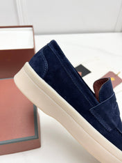 LP RETRO SUMMER WALK LOAFERS DENIM SUEDE