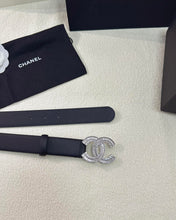 CHANEL 26S BELT 30 MM IN BLACK CALFSKIN 669346