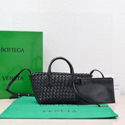 Mini Cabat 20cm Black Lambskin Ghw