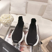 BALENCIAGA 25S SPEED TRAINER SNEAKERS 55 MM IN BLACK KNIT STYLE 5