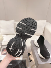 BALENCIAGA 25S SPEED TRAINER SNEAKERS 55 MM IN BLACK KNIT STYLE 5