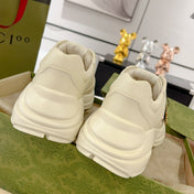 GG Rhyton Trainer Leather White Pink