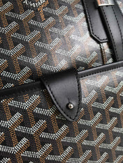 AMBASSADE DOCUMENT CASE 35 IN BLACK GOYARDINE CANVAS