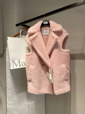 MAX MARA 25S SLEEVELESS TEDDY VEST 064