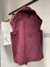 MAX MARA 25S SLEEVELESS TEDDY VEST 065