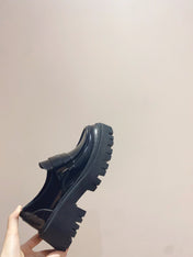 BALENCIAGA 25S LOAFERS IN BLACK CALFSKIN
