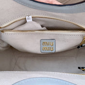 SMALL TOTE BAG 22 IN CHROME GRAY CALFSKIN