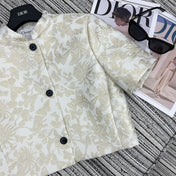 DIOR 25S CROPPED JACQUARD JACKET 795