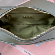 BAGUETTE BAG 24 IN KELP GREEN CALFSKIN
