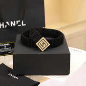CHANEL 26S BELT 30 MM IN BLACK 658424