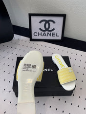 MULES yellow LAMBSKIN