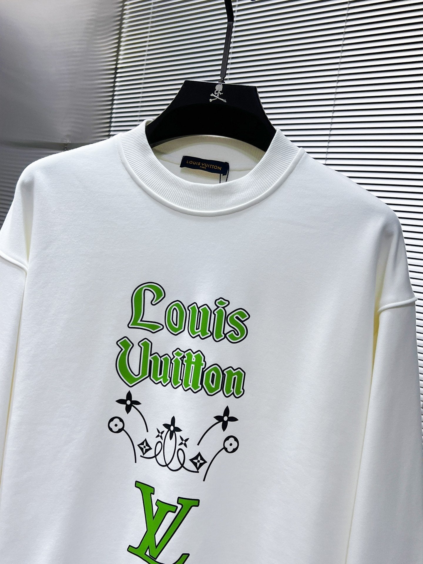 LV SWEATER IN WHITE POLYAMIDE FABRIC 238800