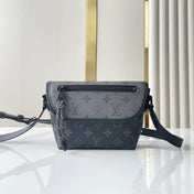 PULSE WEARABLE WALLET 22 IN GUN METAL MONOGRAM ECLIPSE COATED CANVAS
